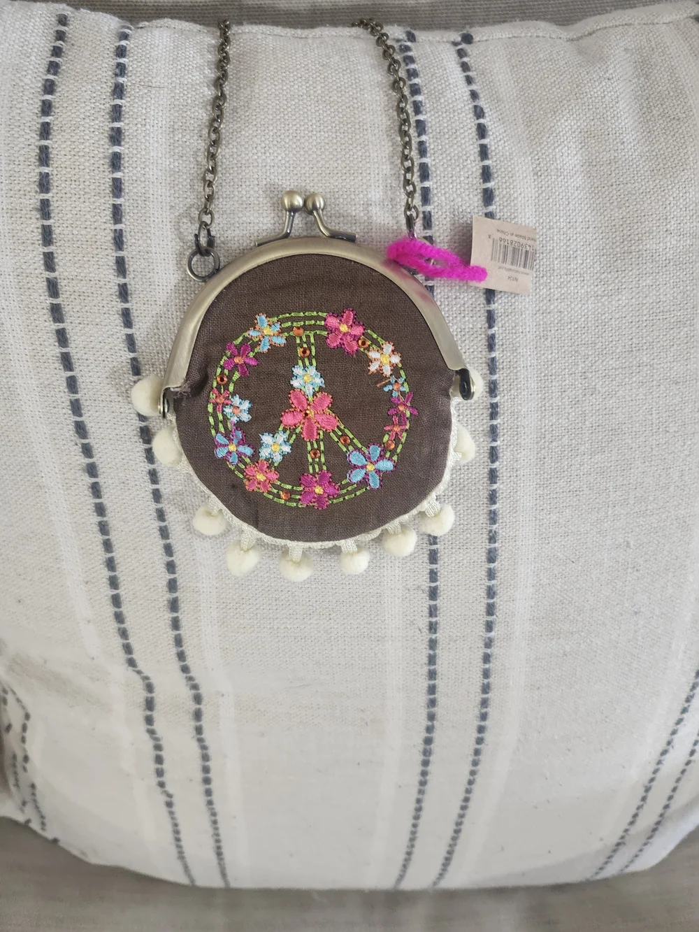 Brand New NATURAL LIFE Festival Necklace Coachella Kisslock - Picture 3 of 4